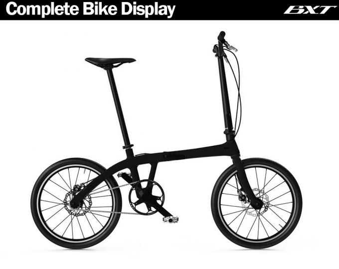 BXT Carbon Folding Bike Frame And Fork Carbon Fiber 3K Weave Frameset