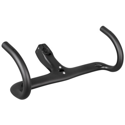 Carbon Fiber Aero Shaping Road Bike Integrated Handlebar 420mm Drop Bar