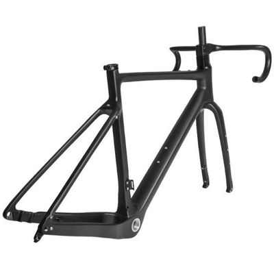 Carbon Fiber Frame 700C Hidden Cable Gravel Racing Bike Frame Black Matte
