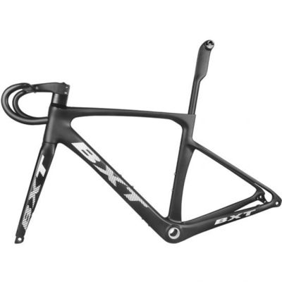 Custom Full Carbon Fiber Road Bicycle Frames 700C Disc Brake Small 47cm