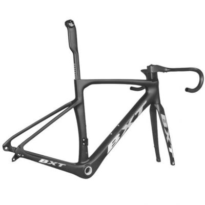 Custom Full Carbon Fiber Road Bicycle Frames 700C Disc Brake Small 47cm