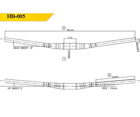 T1000 Carbon Road Bike Handlebar Mountain Bicycle 35mm Carbon Handlebar