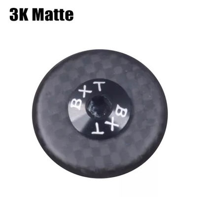 Mountain Bicycle Parts Top Caps Cover Carbon Fiber 3K Weave Cycle Spare Parts