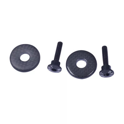 Mountain Bicycle Parts Top Caps Cover Carbon Fiber 3K Weave Cycle Spare Parts