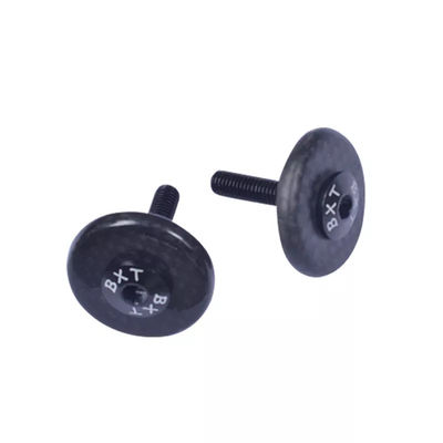 Mountain Bicycle Parts Top Caps Cover Carbon Fiber 3K Weave Cycle Spare Parts