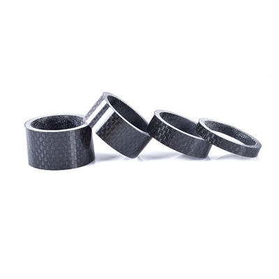 28.6mm Carbon Fiber Headset Spacers 3K Weave Bicycle Stem Spacers