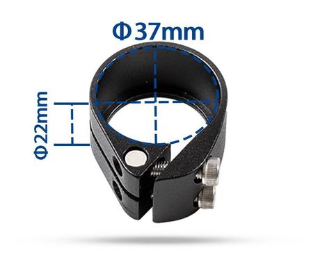 Mountain Road Bicycle Seat Clamp 7075 T6 Aluminum Alloy Black