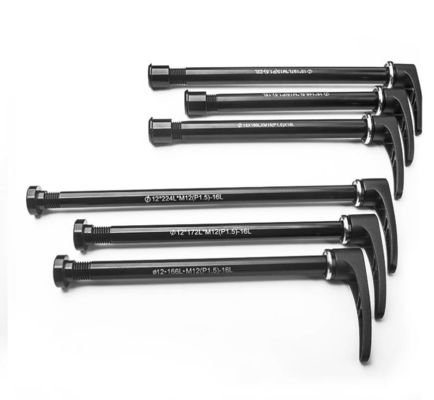 BXT Road Bicycles Parts Thru Axle Quick Release Lever Black Aluminum Alloy