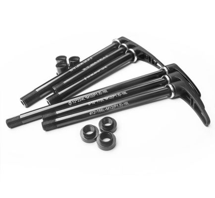 BXT Road Bicycles Parts Thru Axle Quick Release Lever Black Aluminum Alloy