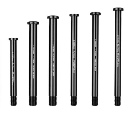 BXT Road Bicycle Quick Release Thru Axle Skewer No Lever Black High Strength Aluminum
