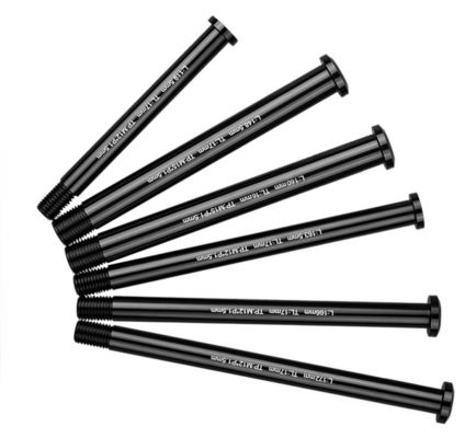 BXT Road Bicycle Quick Release Thru Axle Skewer No Lever Black High Strength Aluminum