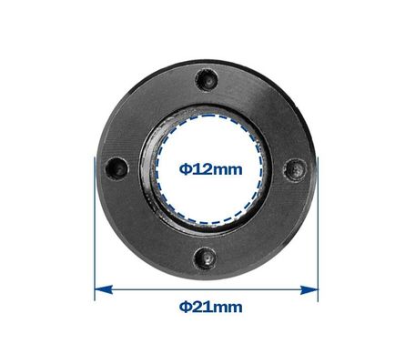 Bicycle 7075 Hign Strength Aluminum Alloy Thru Axle Lock Nut 12mm