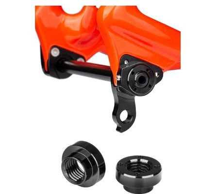 Bicycle 7075 Hign Strength Aluminum Alloy Thru Axle Lock Nut 12mm