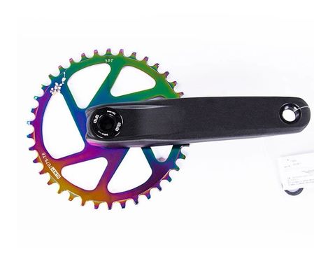 Aluminum Alloy Mountain Road Bicycle GXP Crank Rings Dazzle Colour