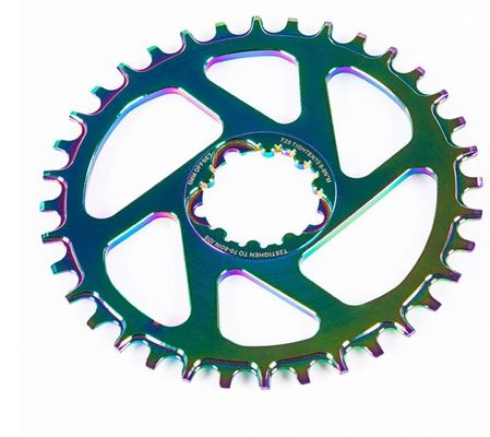 Aluminum Alloy Mountain Road Bicycle GXP Crank Rings Dazzle Colour