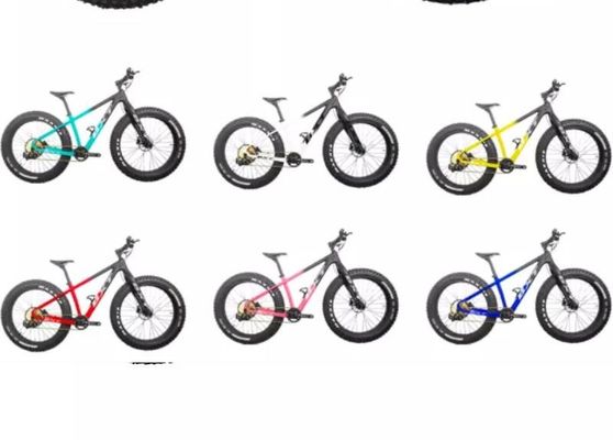 12Speed Full Carbon Mountain Bikes Fat Tire Snow MTB Bikes 26 Inch
