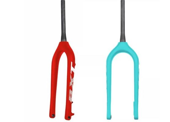 Bike Carbon Fiber Gravel Fork Snow Beach Fat Tire Bicycle Hard Forks 26 Disc Brake