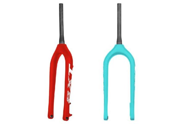 Bike Carbon Fiber Gravel Fork Snow Beach Fat Tire Bicycle Hard Forks 26 Disc Brake