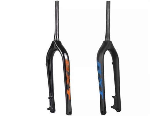 Bike Carbon Fiber Gravel Fork Snow Beach Fat Tire Bicycle Hard Forks 26 Disc Brake