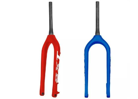 Bike Carbon Fiber Gravel Fork Snow Beach Fat Tire Bicycle Hard Forks 26 Disc Brake