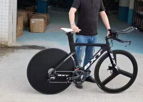 BXT Fixed Gear Bikes 700C Full Carbon Fiber Track TT Complete Bicycles