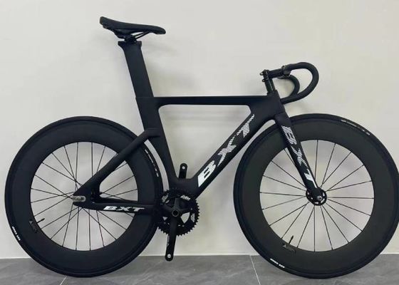 Fixed Gear Carbon TT Bike Aero Shaping Racing Time Trial Bicycle
