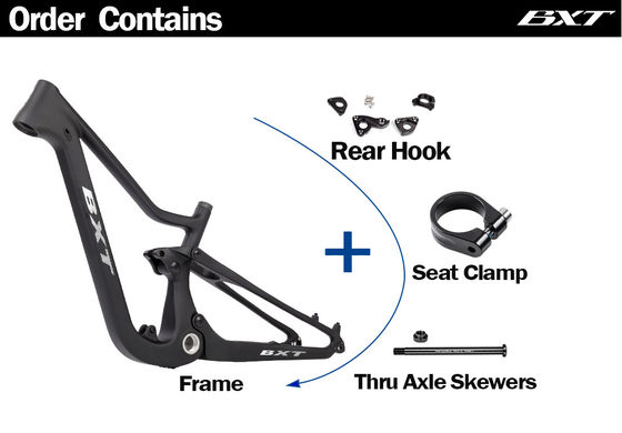 XC Full Suspension Carbon Mountain Bike Frame 24 For Children MTB Bike