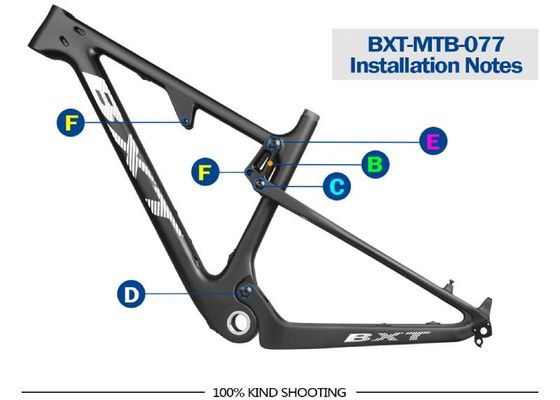 BXT Full Suspension Bike Frame Parts Shockingproof Shox Screws