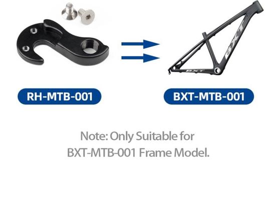 Black Carbon Road Bike Frame Rear Derailleur Bracket Axle Unit Aluminum Alloy