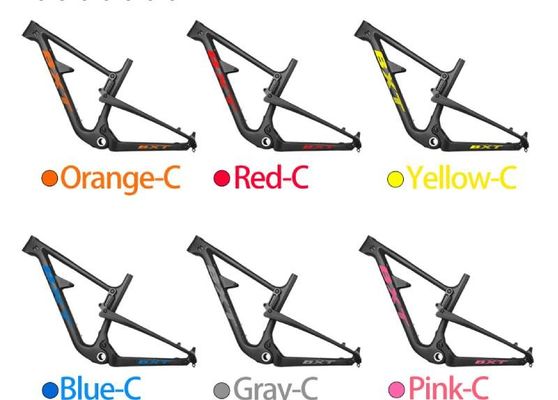 BXT AM Full Shockingproof All Mountain Bike Frame Carbon Fiber