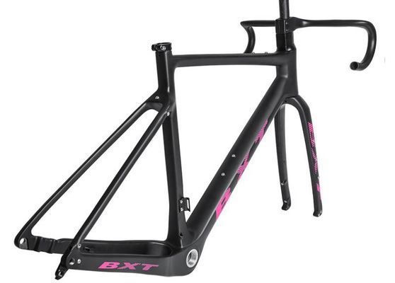 Carbon Fiber Bike Frame Road Gravel Aero Road Bike Frame 700C Matte black