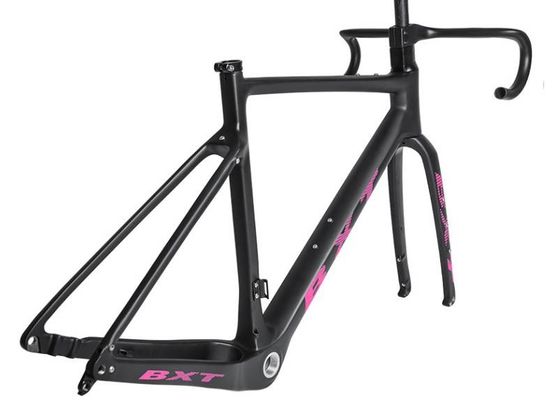 Carbon Fiber Frame 700C Hidden Cable Gravel Racing Bike Frame Black Matte
