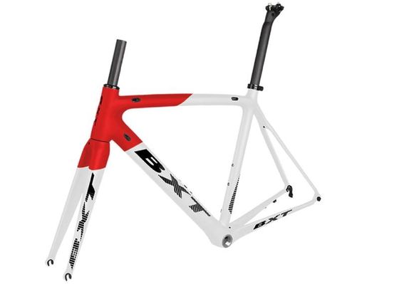 700C Rim Brake Bike Frame Full Carbon Fiber Racing Road Bike Frameset Max 23C Tire