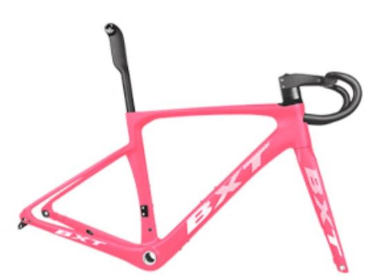 700C Full Carbon Fibre Gravel Road Bike Frameset Small Thru Axle