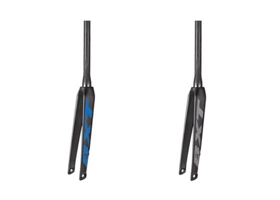 300mm Tube Carbon Road Bike Fork Aero Shaping Flat Mount Hard Disc Brake Front Fork