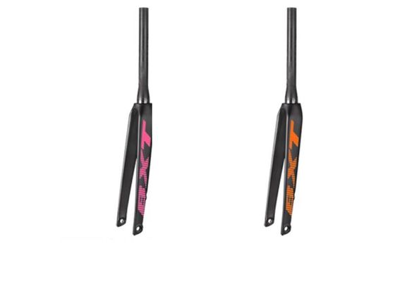 300mm Tube Carbon Road Bike Fork Aero Shaping Flat Mount Hard Disc Brake Front Fork
