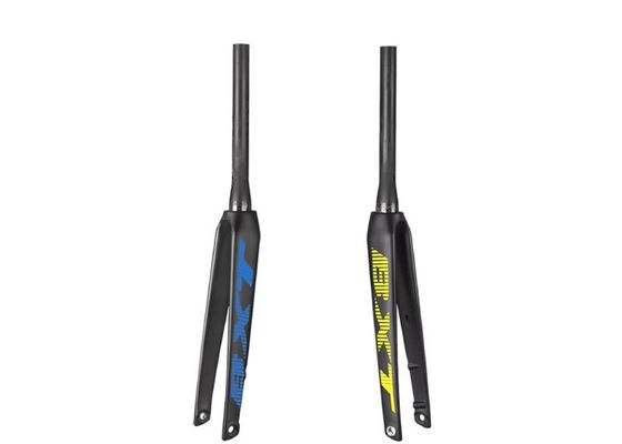 300mm Tube Carbon Road Bike Fork Aero Shaping Flat Mount Hard Disc Brake Front Fork
