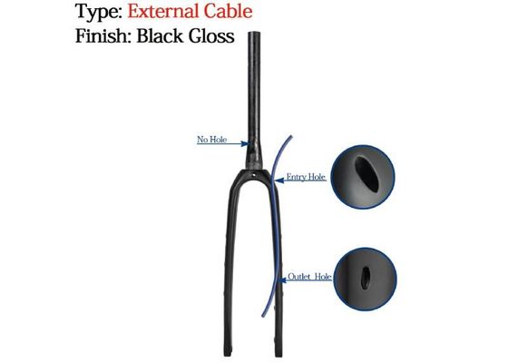 700C Carbon Mountain Bike Fork Road Gravel Disc Brake Fork 650B