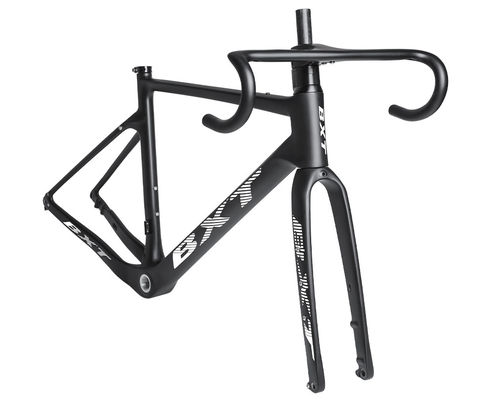 Hidden Cable Full Carbon Fiber T1000 Road Gravel Bike Frameset 700C