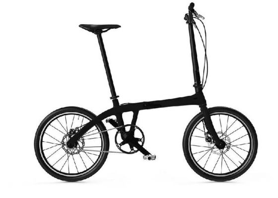 BXT Carbon Folding Bike Frame 3K Weave Folding Bicycle Foladable Frameset 20inch