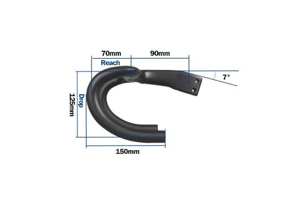 Carbon Aero Road Bike Handlebar Integrated Handlebar For 700c Bike Wheels