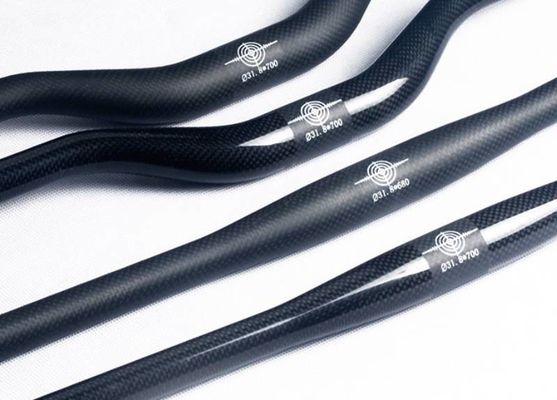 T1000 3K Weave Aero Carbon Road Bike Handlebar Rise 30 Degree