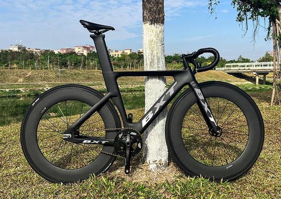 Fixed Gear Aero Shaping Carbon Road Bike Racing Track Complete Bicycle 700C