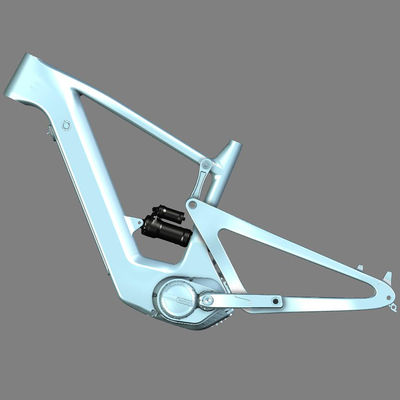 T1000 Carbon Fiber Full Suspension Electric Bike Frames Boost Disc Brake