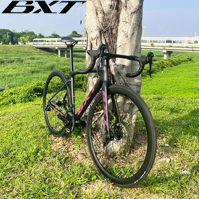 700C Aero Shaping Carbon Fiber Road Bike With Shimano Group Set