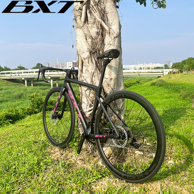 700C Aero Shaping Carbon Fiber Road Bike With Shimano Group Set