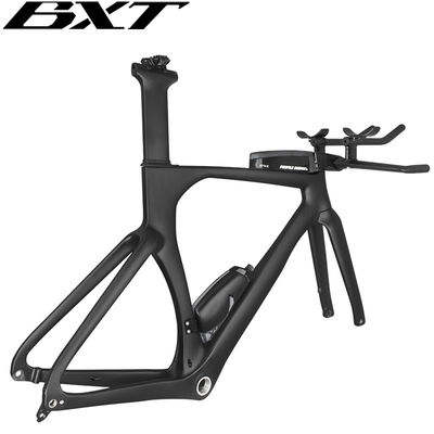 Full Carbon Triathlon Bike Frame 700C Racing Road Bicycle Frameset 58cm Size