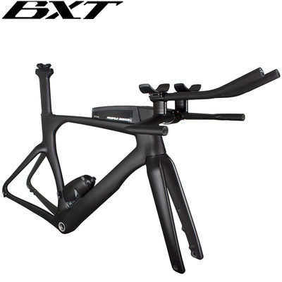 Full Carbon Triathlon Bike Frame 700C Racing Road Bicycle Frameset 58cm Size