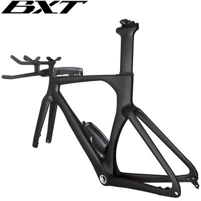 Full Carbon Triathlon Bike Frame 700C Racing Road Bicycle Frameset 58cm Size