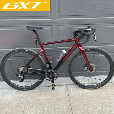 700C Carbon Gravel Bike Disc Brake Full Cable Hidden Road Bike Shimano Group Set